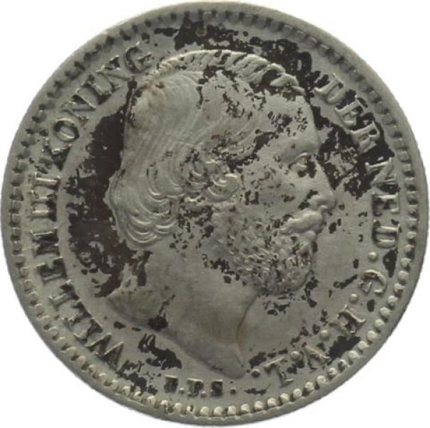 Niederlande 10 Cents 1889 - William III.